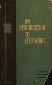 Cover of: An introduction to literature: fiction, poetry, drama