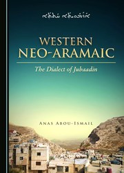 Cover of: Western Neo-Aramaic : by Anas Abou-Ismail