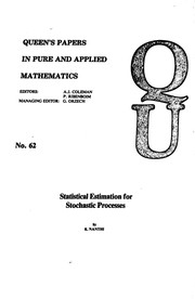 Statistical estimation for stochastic processes by K. Nanthi