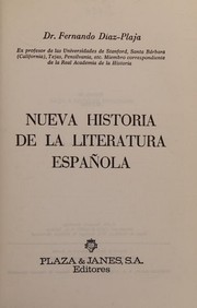 Cover of: Nueva historia de la literatura española.