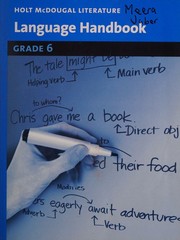 Cover of: Language Handbook: Additional practice in grammar, usage, and mechanics: Grade 6
