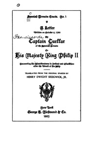 A letter written on October 4, 1589 by Francisco de Cuéllar