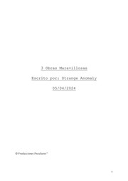 Cover of: 3 Obras Maravillosas