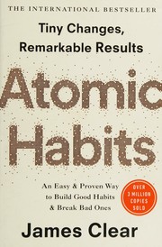 Cover of: Atomic Habits by James Clear