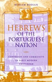 Cover of: Hebrews of the Portuguese Nation by Miriam Bodian