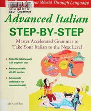 Cover of: Advanced Italian step-by-step by Paola Nanni-Tate, Paola Nanni-Tate