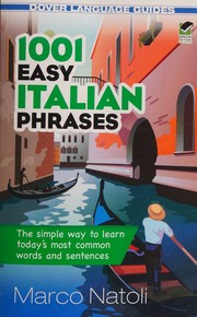 Cover of: 1001 easy Italian phrases