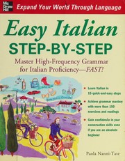 Cover of: Easy Italian step-by-step by Paola Nanni-Tate, Paola Nanni-Tate