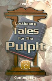 Cover of: Lectionary Tales for the Pulpit by Constance Berg