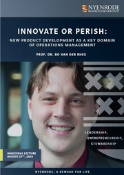 Cover of: Innovate or perish : by Bo Bo van der Rhee