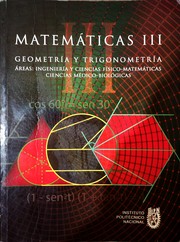 Cover of: Matemáticas III: Geometría y Trigonometría