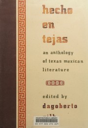 Cover of: Hecho en Tejas by Dagoberto Gilb