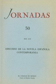 Discurso de la novela española contemporánea by Max Aub