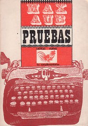 Pruebas by Max Aub