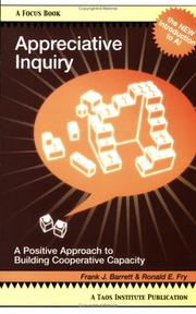 Cover of: Appreciative Inquiry by Frank J. Barrett, Ronald E. Fry