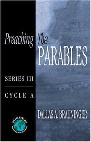 Cover of: Preaching the Parables: Series III, Cycle A