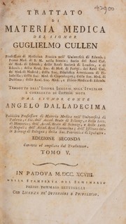 Trattato di materia medica by William Cullen