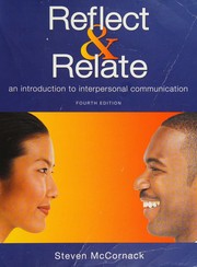 Cover of: Reflect & Relate by Steven McCornack, Kelly Morrison, Steven McCornack