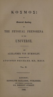 Cover of Kosmos by Alexander von Humboldt