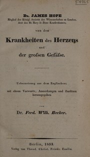 Cover of: Von den Krankheiten des Herzens und der grossen Gefässe