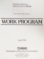 Cover of: Environmental management plan, San Francisco Bay region, work program