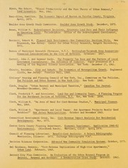 Cover of: Local government cost-revenue bibliography.