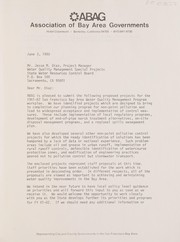 Cover of: Workplan for the 1981-82 San Francisco Bay areawide water quality management program