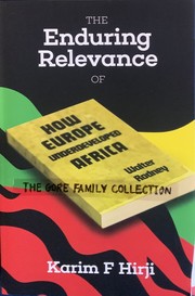 Cover of: The Enduring Relevance of How European Underdeveloped Africa