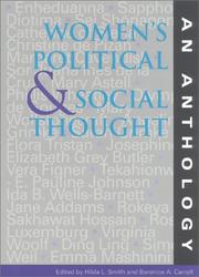Cover of: Women's Political & Social Thought by 