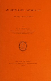 Cover of: An open-eyed conspiracy: an idyl of Saratoga