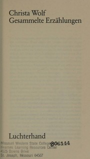 Cover of: Gesammelte Erzählungen