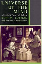 Cover of: Universe of the Mind by Юрий Михайлович Лотман