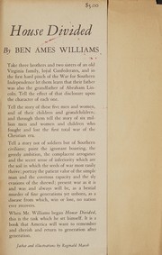 Cover of: House Divided by Ben Ames Williams, Ben Ames Williams