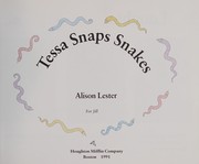 Cover of: Tessa snaps snakes