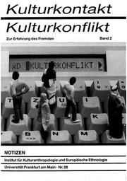 Cover of: Kulturkontakt, Kulturkonflikt: Zur Erfahrung des Fremden