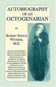 Cover of: Autobiography of an Octogenarian | Robert Enoch, M.d. Withers
