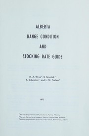 Cover of: Alberta range condition and stocking rate guide