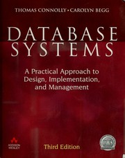 Cover of: Database Systems by Thomas Connolly, Carolyn Begg, Thomas Connolly, Carolyn Begg