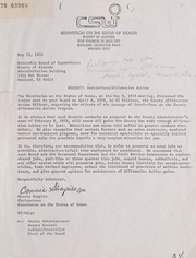 Jarvis-Gann/Affirmative Action by Connie Shapiro