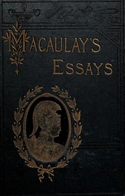 Cover of: Critical and Historical Essays Contributed to the Edinburgh Review