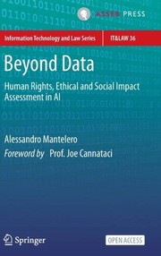 Cover of: Beyond Data: Human Rights, Ethical and Social Impact Assessment in AI