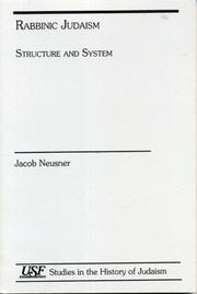 Cover of: Rabbinic Judaism by Jacob Neusner