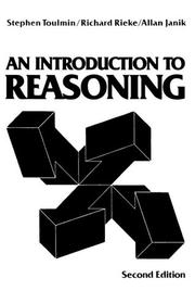 Cover of: Introduction to Reasoning by Stephen Edelston Toulmin