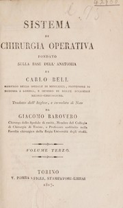 Cover of: Sistema di chirurgia operativa fondato sulla base dell'anatomia