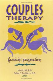 Cover of: Couples Therapy: Feminist Perspectives (Monograph Published Simultaneously As Women & Therapy , Vol 19, No 3) (Monograph Published Simultaneously As Women & Therapy , Vol 19, No 3)