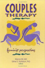 Couples therapy by Marcia Hill, Esther D. Rothblum