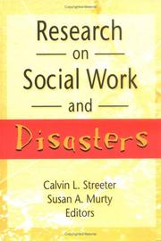 Cover of: Research on social work and disasters