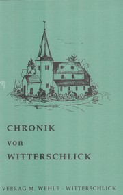 Cover of: Chronik von Witterschlick