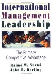 Cover of: International management leadership by Raimo Nurmi