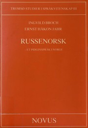 Cover of: Russenorsk--et pidginspråk i Norge